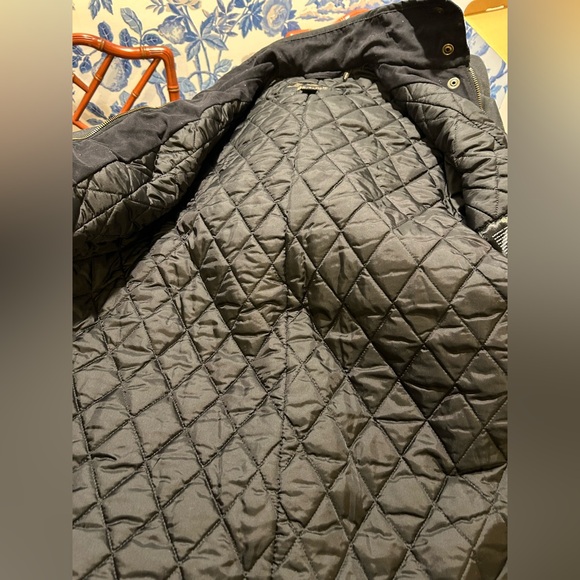 Barbour Squire Waxed Jacket with Quilted Lining - Picture 7 of 11